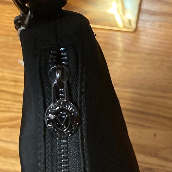 Valentino Orlandi Black Crescent Moon Minimal Nylon Shoulder Bag Charm MSRP $209 - Picture 7 of 9